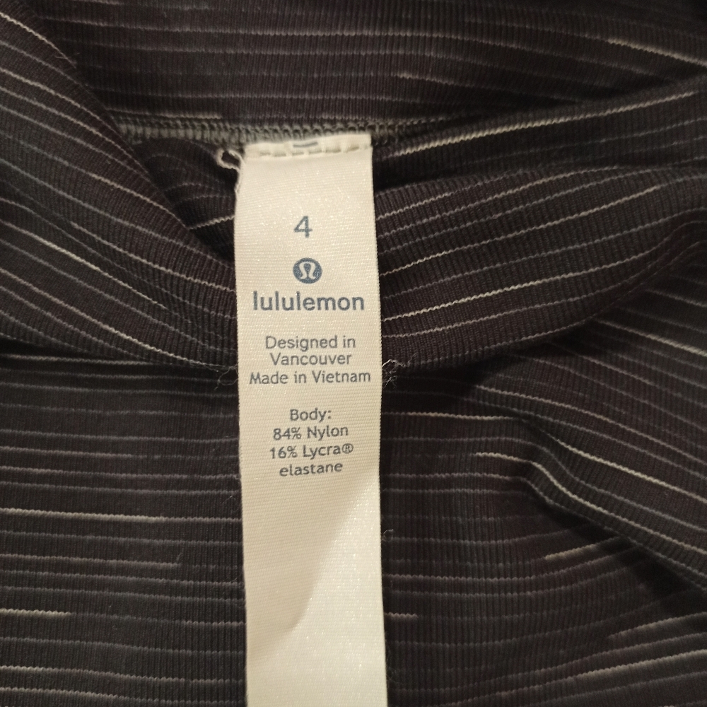 Lululemon Leggings Womens 4 Black Gray Wunder Under Ombre Melange 32" Hi Rise - Picture 10 of 15